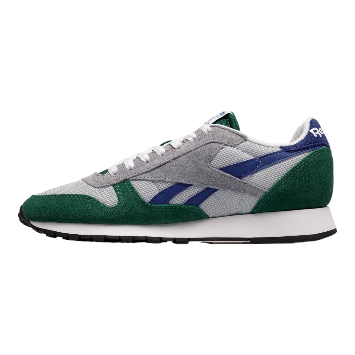 Tenis Reebok Classic Leather Hombre Gris Verde GX4655