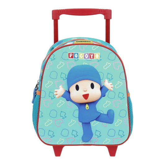 Mochila Ruedas Chenson Pocoyo Kinder para niño PY65691